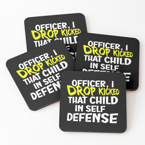 Item preview, Officer I Drop Kicked That Child In Self Defense designed and sold by Alacenakartd.