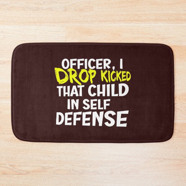 Item preview, Officer I Drop Kicked That Child In Self Defense designed and sold by Alacenakartd.