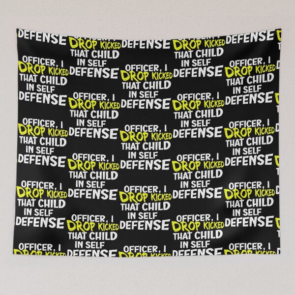 Item preview, Officer I Drop Kicked That Child In Self Defense designed and sold by Alacenakartd.