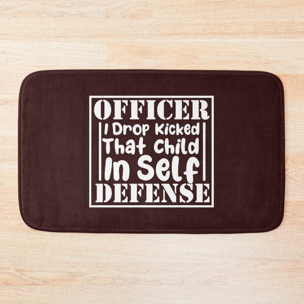Item preview, Officer I Drop Kicked That Child In Self Defense designed and sold by Alacenakartd.