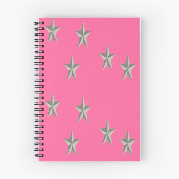 Item preview, Gray stars on pink pattern designed and sold by tetibright.