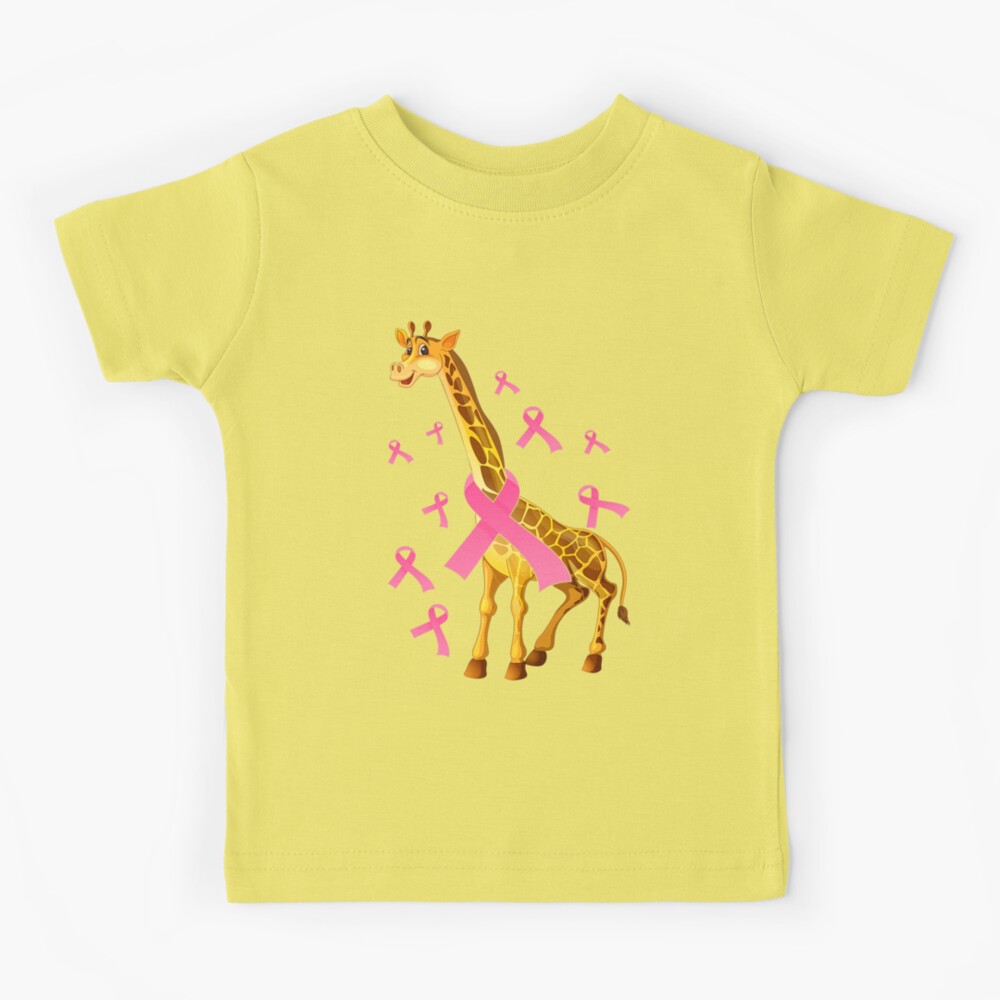 Giraffe Breast Cancer Awareness Pink Bandana Cancer Survivor T