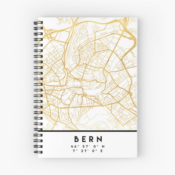 Item preview, BERN SWITZERLAND CITY STREET MAP ART designed and sold by deificusArt.