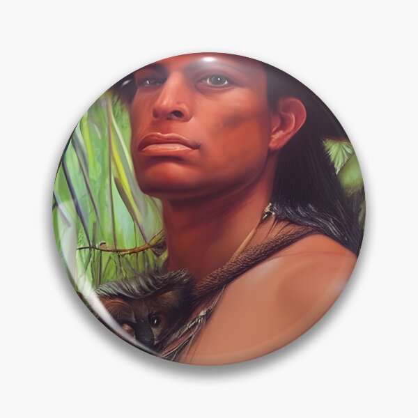 Item preview, Portrait of an Amazonian hunter designed and sold by Colin Bentham.