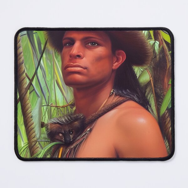 Item preview, Portrait of an Amazonian hunter designed and sold by Colin Bentham.