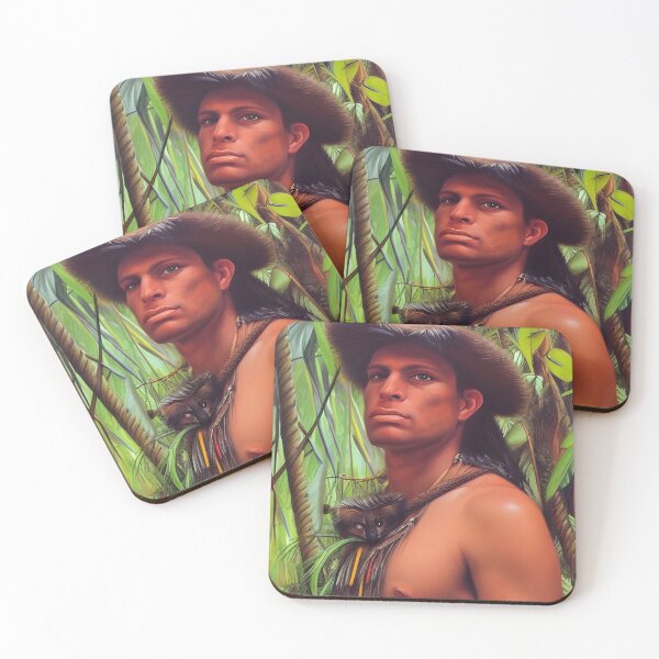 Item preview, Portrait of an Amazonian hunter designed and sold by Colin Bentham.