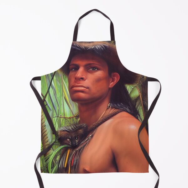 Item preview, Portrait of an Amazonian hunter designed and sold by Colin Bentham.