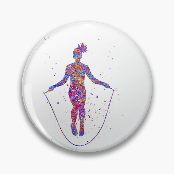 Item preview, Female rope jump designed and sold by Rosaliartbook.