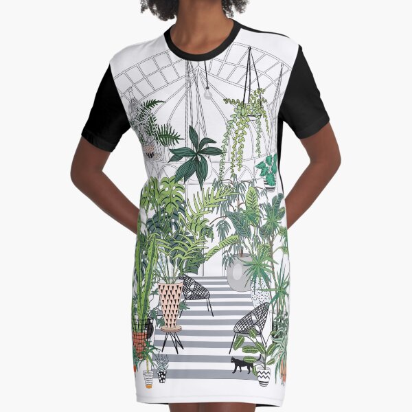 illustration à effet de serre Robe t-shirt