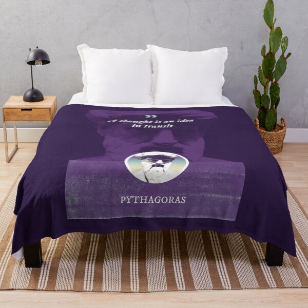 Item preview, Pythagoras - A thought is an idea in transit designed and sold by Syahrasi.