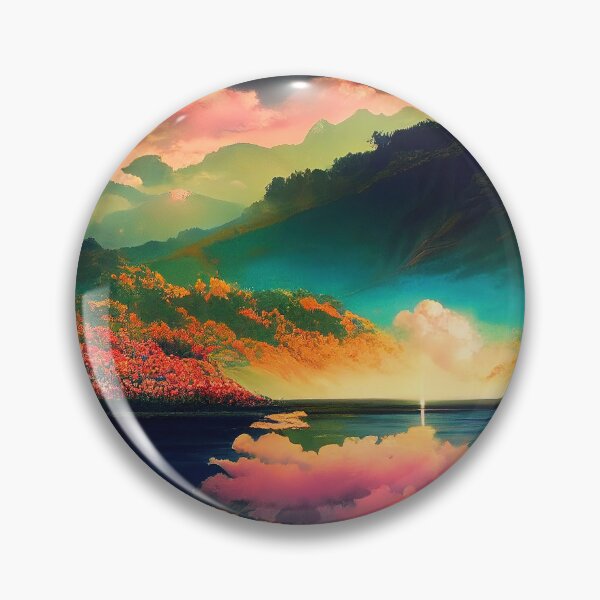 Artikelvorschau, Bunte Bergkette Dreamscape entworfen und verkauft von PeanutArtCorner.
