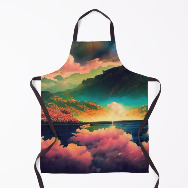 Item preview, Colorful mountainrange Dreamscape designed and sold by PeanutArtCorner.