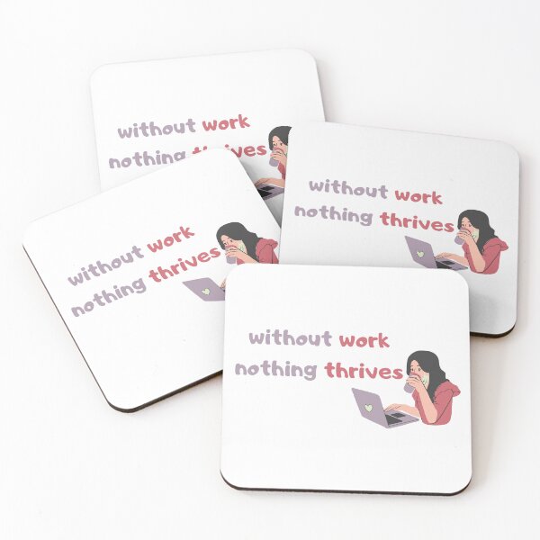 Item preview, without work nothing thrives designed and sold by zakariamellouki.