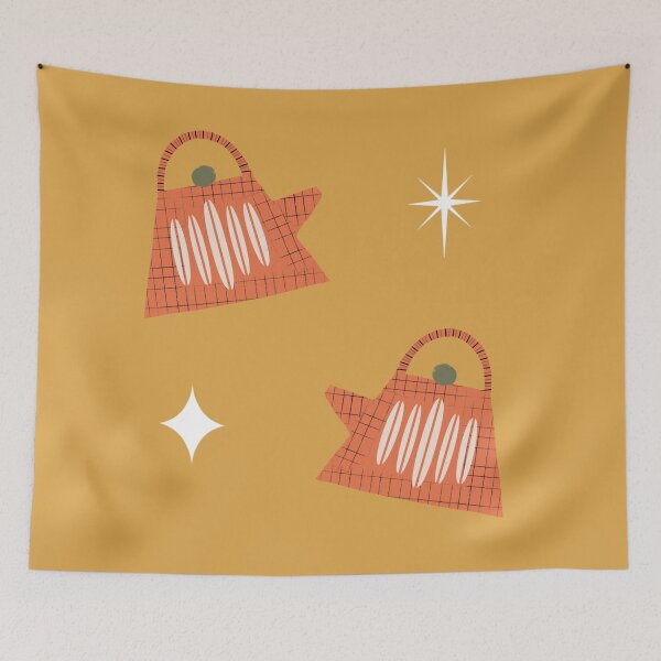 Item preview, Retro Tea Pot Yellow designed and sold by susycosta.