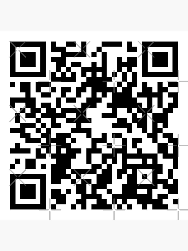 "10 hours of i really want to stay at your house QR code" Poster for