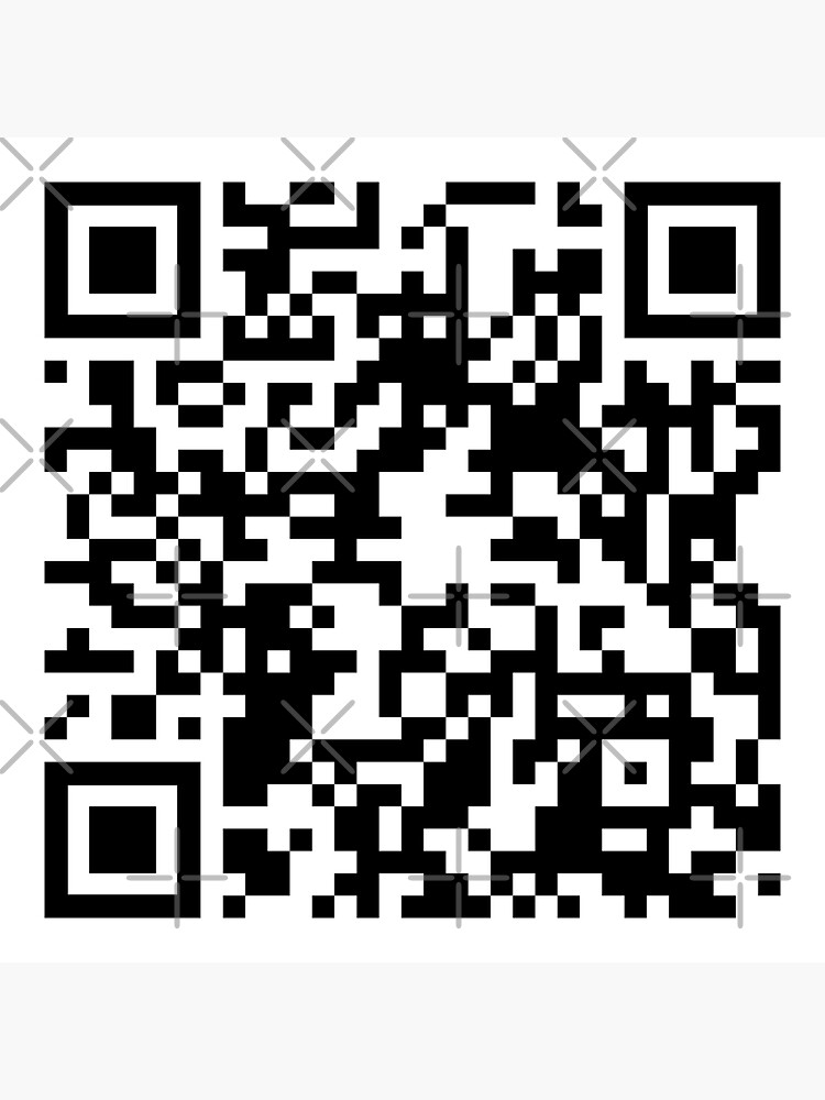 Thumbnail 3 of 3, Sticker, 10 hours of i really want to stay at your house QR code designed and sold by politeillusts.
