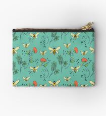 Bees and Flowers Studio Pouch