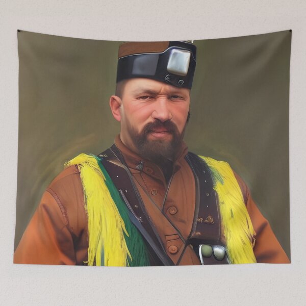 Item preview, Portrait of Ukrainian Cossack designed and sold by Colin Bentham.