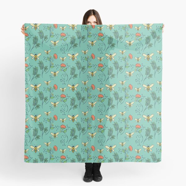 Item preview, Bees and Flowers designed and sold by Jacqueline Hurd.