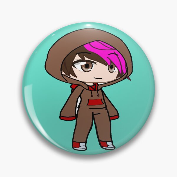 Item preview, Gacha club girl. Ponytail style girl with pink lock. Gacha girl in sweatshirt. designed and sold by gachanime.