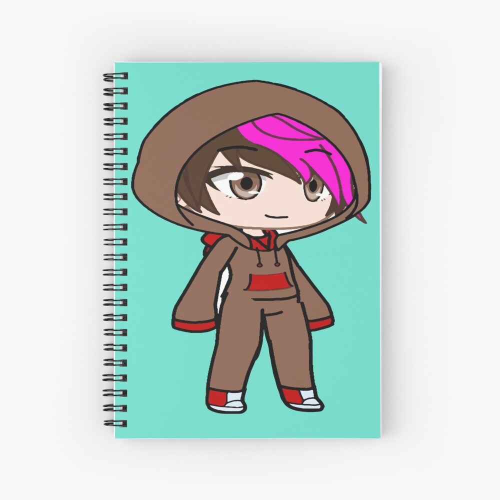 "Gacha club girl. Ponytail style girl with pink lock. Gacha girl in