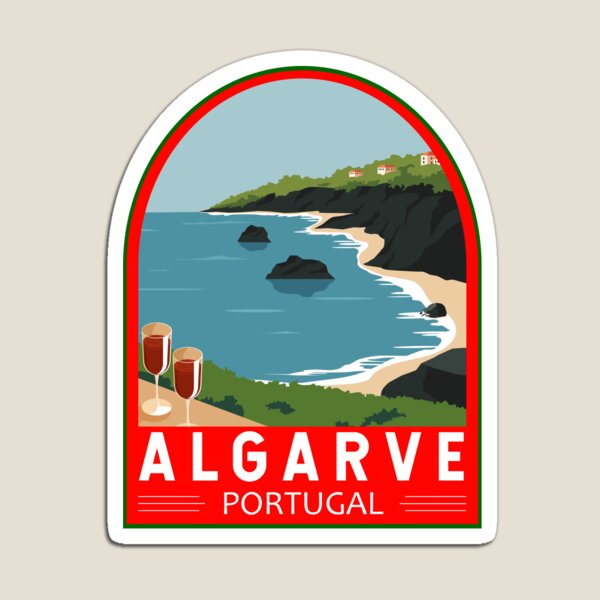 Artikel-Vorschau von Algarve Portugal Retro-Emblem, designt und verkauft von KrisSidDesigns.