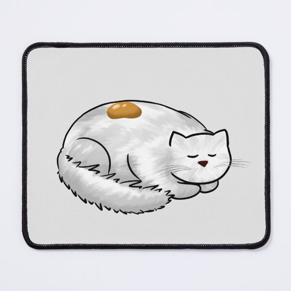 Item preview, Egg-yolk on the white sleeping cat designed and sold by babysnaily.