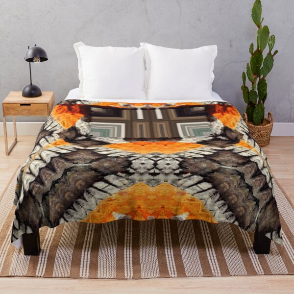 Item preview, FUNNY ABSTRACT HALLOWEEN ZOMBIE SKULL FIRE IN GRAVEYARD PAINTING. designed and sold by Ralek.