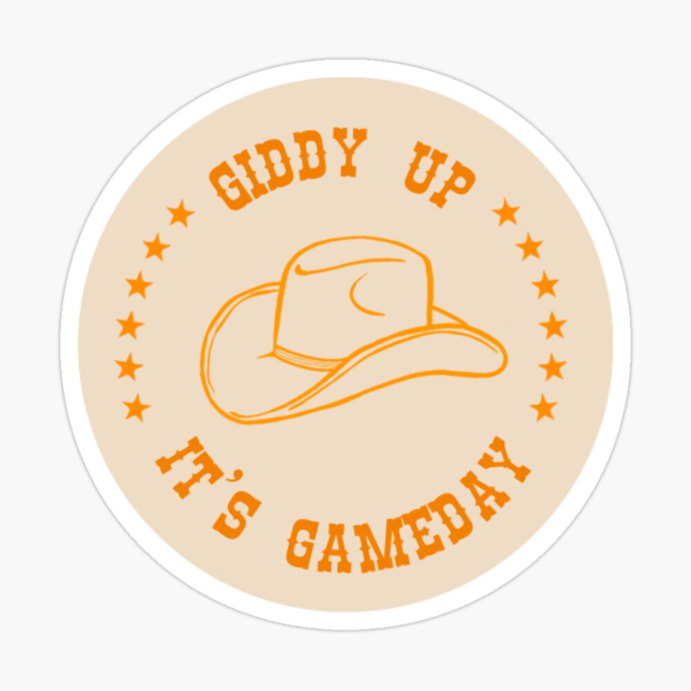 Giddy Up Boot Vinyl Sticker