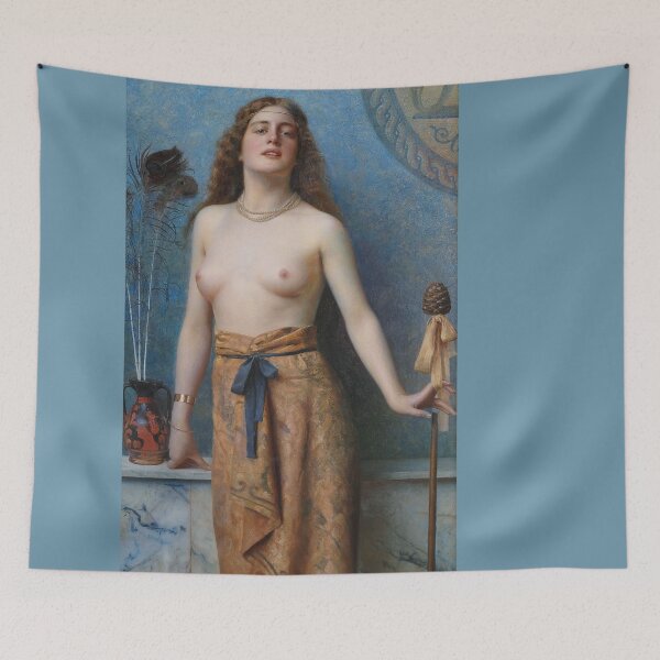 Item preview, Young Bacchante by Max Nonnenbruch - Goddess beautiful  Woman designed and sold by TeeARTHY.