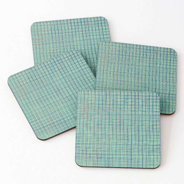 Item preview, Checkered Textile pattern design Blue background  designed and sold by Antique-Gifts.