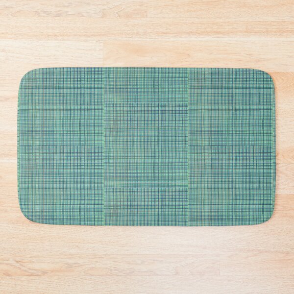 Item preview, Checkered Textile pattern design Blue background  designed and sold by Antique-Gifts.