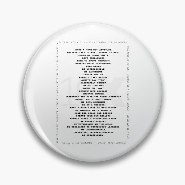 Item preview, Grant Cardone 10X Success Motivational poster - (Black transparent background) designed and sold by LMBB-shop.