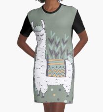Smug Lama T-Shirt Kleid