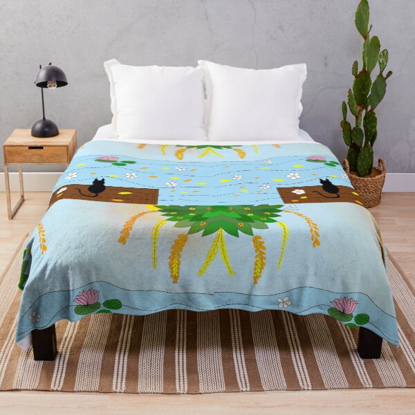 Item preview,  Cat watching sunset at a beautiful riverside. designed and sold by Darkies-store.