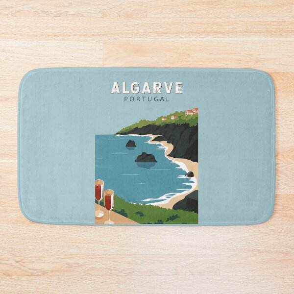 Item preview, Algarve Portugal Retro Travel Art Vintage designed and sold by KrisSidDesigns.