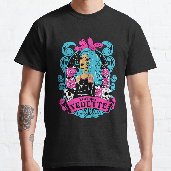 Vedette Burlesque Dancer Classic T-Shirt