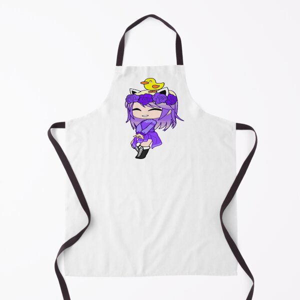 Item preview, Gacha club girl. Pop style girl in a skirt and sweater on the hip. Gacha girl with flower ribbon in her hair and a duck designed and sold by gachanime.
