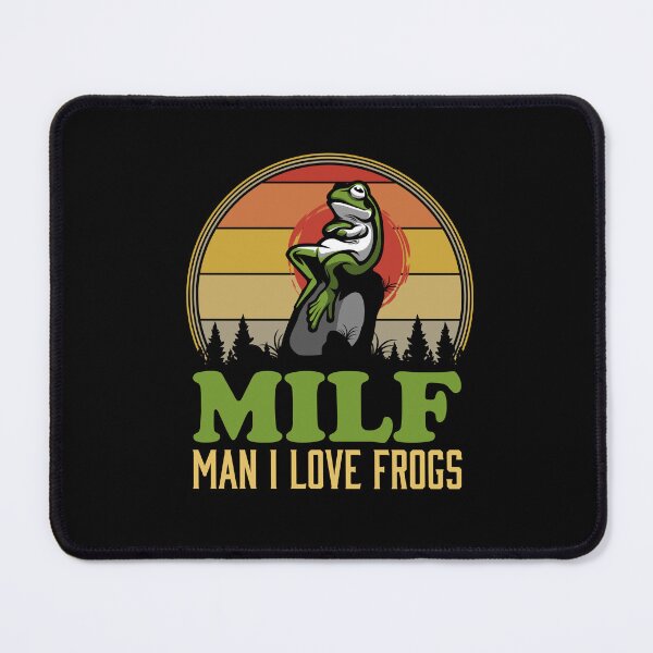 Item preview, Funny Retro MILF-Man I Love Frogs Funny Saying Frog-Amphibian Lovers designed and sold by BELASKRI STORE.