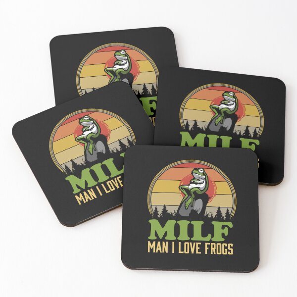 Item preview, Funny Retro MILF-Man I Love Frogs Funny Saying Frog-Amphibian Lovers designed and sold by BELASKRI STORE.