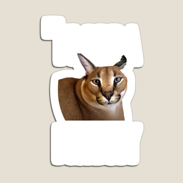 Big Floppa - Caracal meme cat / fat floppa / cursed floppa | Art Board Print