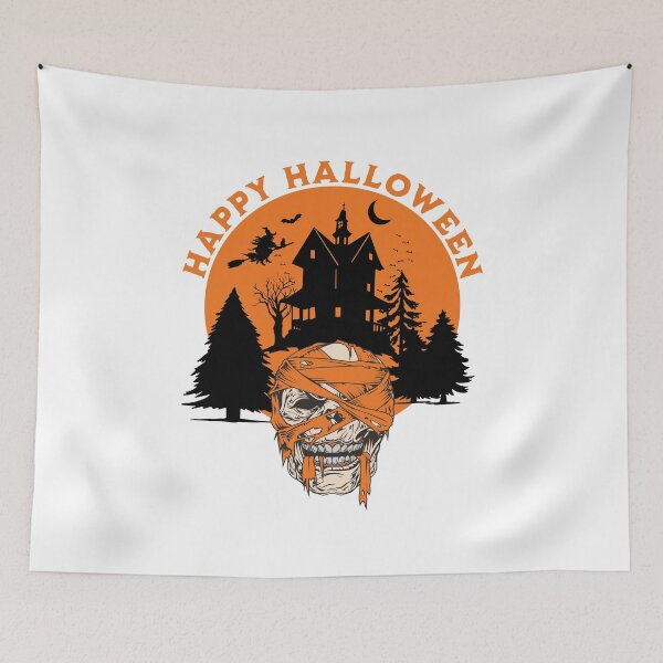 Item preview, Happy Halloween Skull designed and sold by techdave.