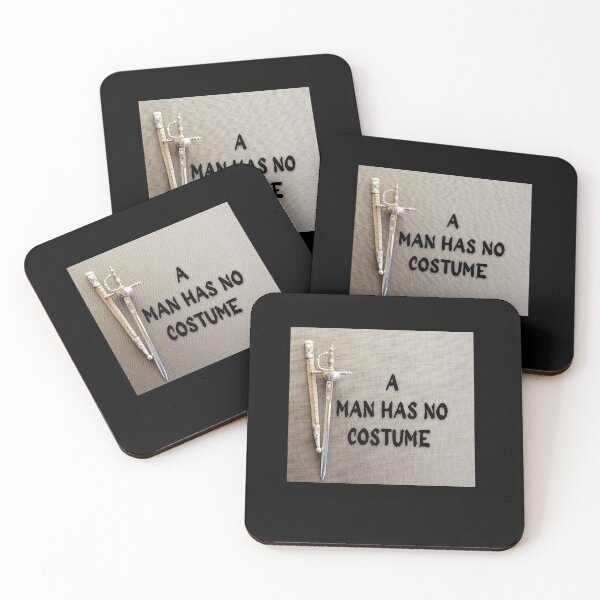 Item preview,    A Man Has No Costume Stickers designed and sold by FRANI-ART.