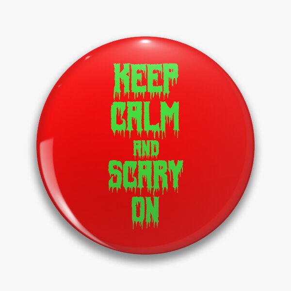Item preview, Keep Calm And Scary On. Halloween Quote, Halloween Theme, Spooky Vibes designed and sold by DesignHouse07.