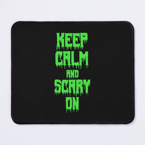 Item preview, Keep Calm And Scary On. Halloween Quote, Halloween Theme, Spooky Vibes designed and sold by DesignHouse07.