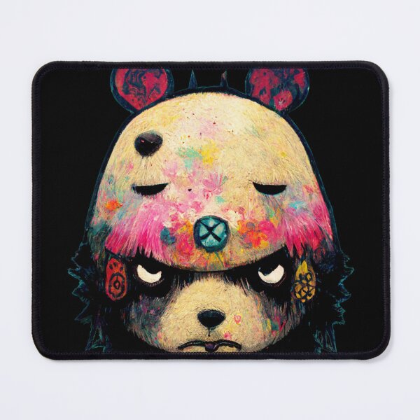 Item preview, angry bear street art color designed and sold by keyd-studio.