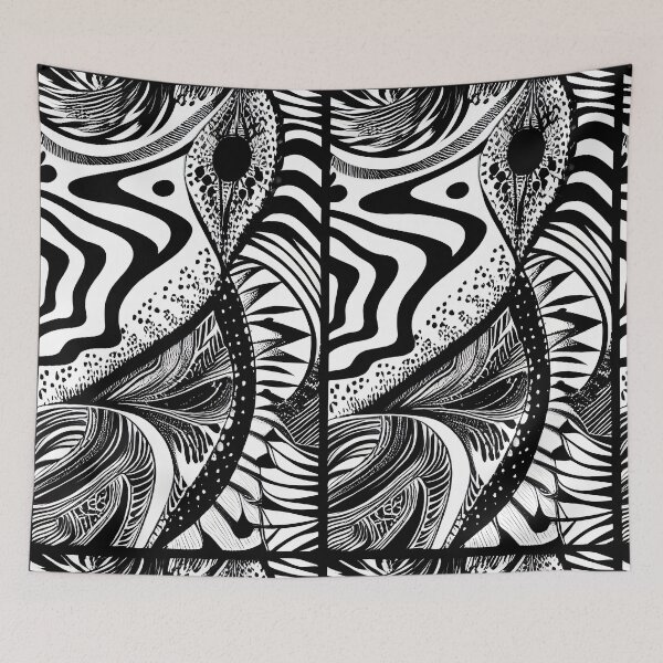 Item preview, black and white print designed and sold by OverAltruist.