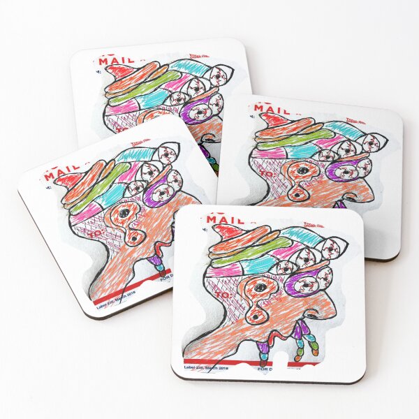 Item preview, Postal Doodle 57 designed and sold by Discordant Dreams Art.