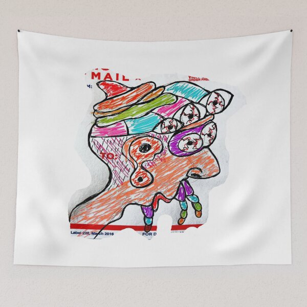 Item preview, Postal Doodle 57 designed and sold by Discordant Dreams Art.