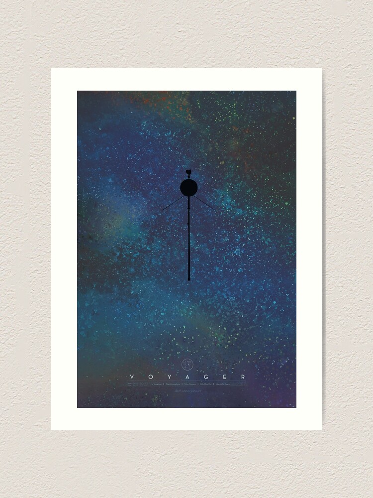 The Voyagers Reaching For The Stars Art Print By Alandf98 Redbubble
